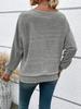 Women's Casual Solid Color Long Sleeve Zip Pullover Top (Autumn/Winter 2025)