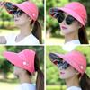 Golf-Sonnenkappe, Sommerhut für draußen, Freizeithut für Damen, LSF 50+, UV-Schutz, breite Krempe, Strand-Sonnenblende, verstellbarer Hut, lässige Baseballkappe