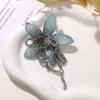Fashion Crystal Beads DIY Sewing Decals Multi-layer Handmade Crystal Patch Y2K Tassel Studded Patch Corsage Accessory