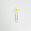 Rose Gold Creative Cartoon Metal Paperclip – Cute Irregular Bookmark Gift for Students