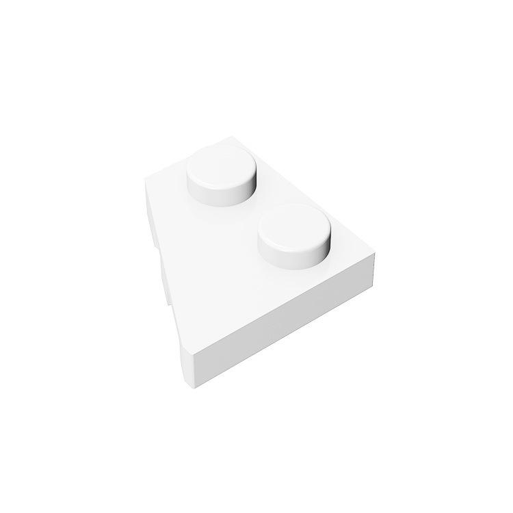 20 peças Compatíveis com MOC Partículas de Montagem 24299 Placa de Cunha 2 x 2 Esquerda Blocos de Construção DIY Educacional Alta Tecnologia Peças de Reposição Brinquedos