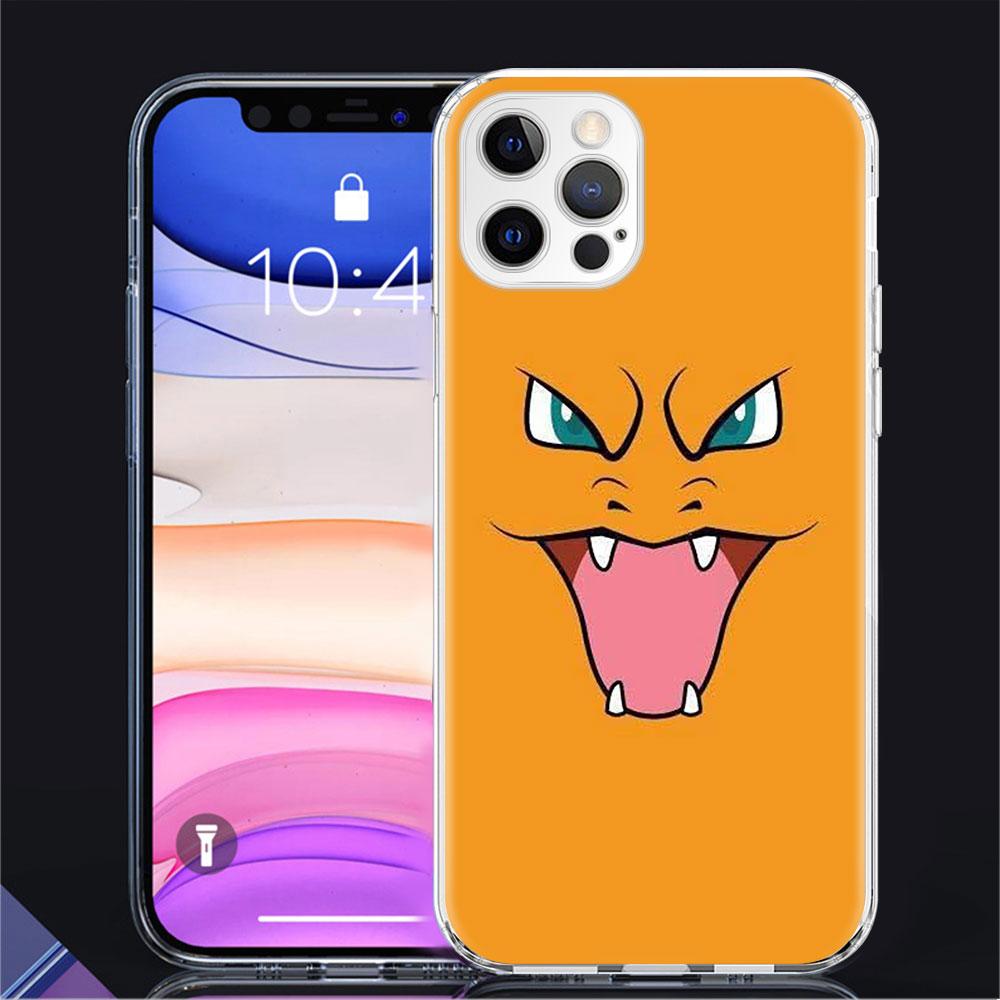 Klarer Fall für Apple iPhone 11 14 13 Pro 12 7 8 Plus SE 2022 XR X XS Max 6 6S 14Pro Silikon-Telefonabdeckung Pokemon Cute Cartoon