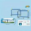 Outdoor und Indoor Kunststoff Fußballtor Set Tragbar Zerlegbar DIY Sport Fußball Rahmen, Familiäres Fußballspiel