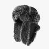 Faux Mink Fleece-lined Winter Beanie Hat Men Women Warm Ear-Protective Outdoor Cap With Long Plush Fur One Size