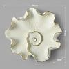 Shaped Leaf Sophisticated Resin Wall Hanging For Elegant Home Bedroom Decor