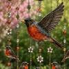 Carillons éoliens Colibri, avec Pendentifs en Cristal Carillons éoliens Métalliques d'Extérieur, Réflexion de la Lumière Arc-en-ciel Carillon éolien Durable pour la Décoration de Jardin et de Cour