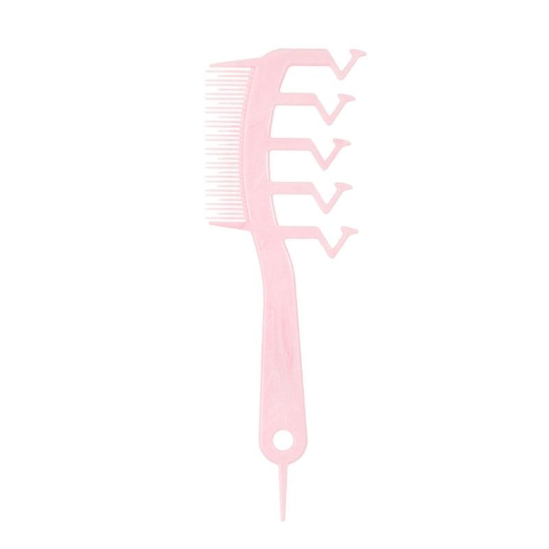Hair Slit Comb Z Shape Wide Tooth Comb Hair Detangler Comb Teasing Comb Parting Comb Hair Fuzzy Comb Hair Styling Comb