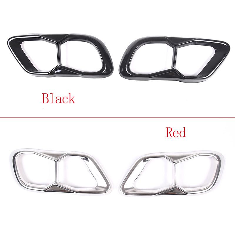 Stainless steel Car Pipe Throat Exhaust Outputs Tail Frame Trim Cover For BMW X5 G05 X6 G06 X7 G07 2019-2026 (M60) Accessories