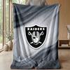 Coperta in Flanella Pile Las Vegas Raiders Coperta Calda e Accogliente per Divano Letto Viaggio Uso Stagionale
