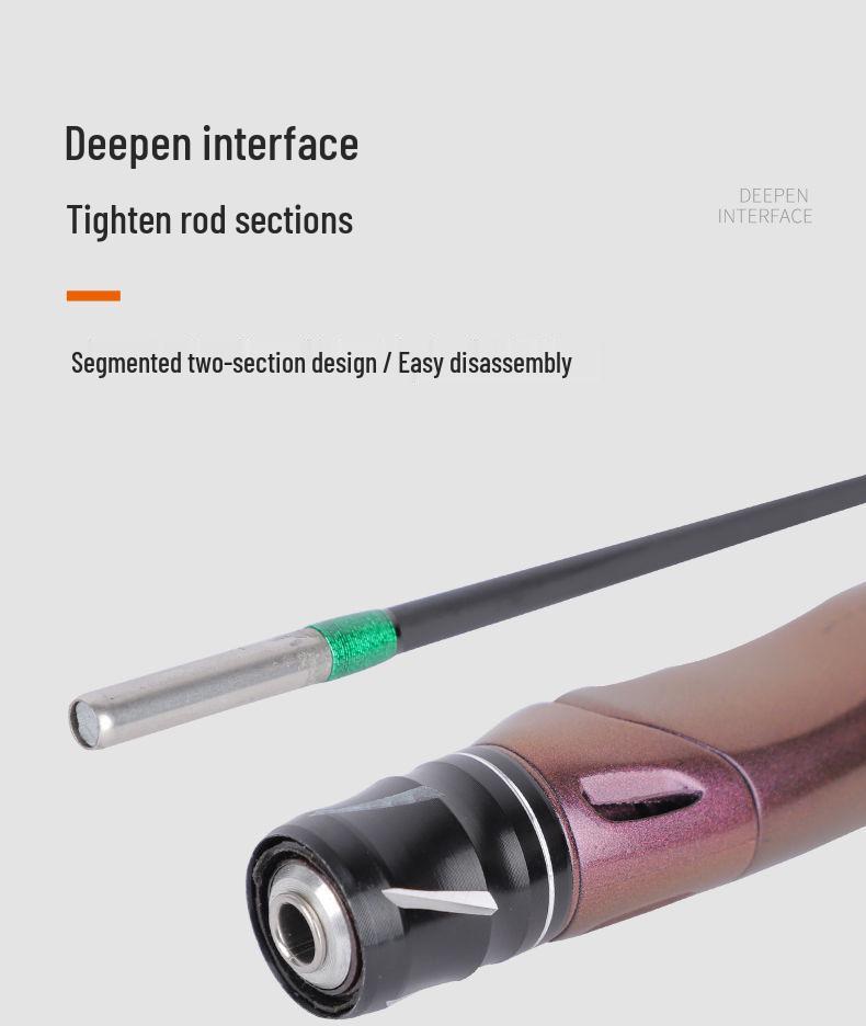 Ice Fishing Rod Set 2023: Winter Carbon Rod with Round and Flat Tips, Mini Size, Straight Handle