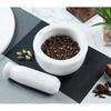 Crocon White Marble Mortar and Pestle Set – 5 Inch Pill Crusher, Herb Grinder for Spices, Silbatta for Chutney, Kitchen Essentials Products