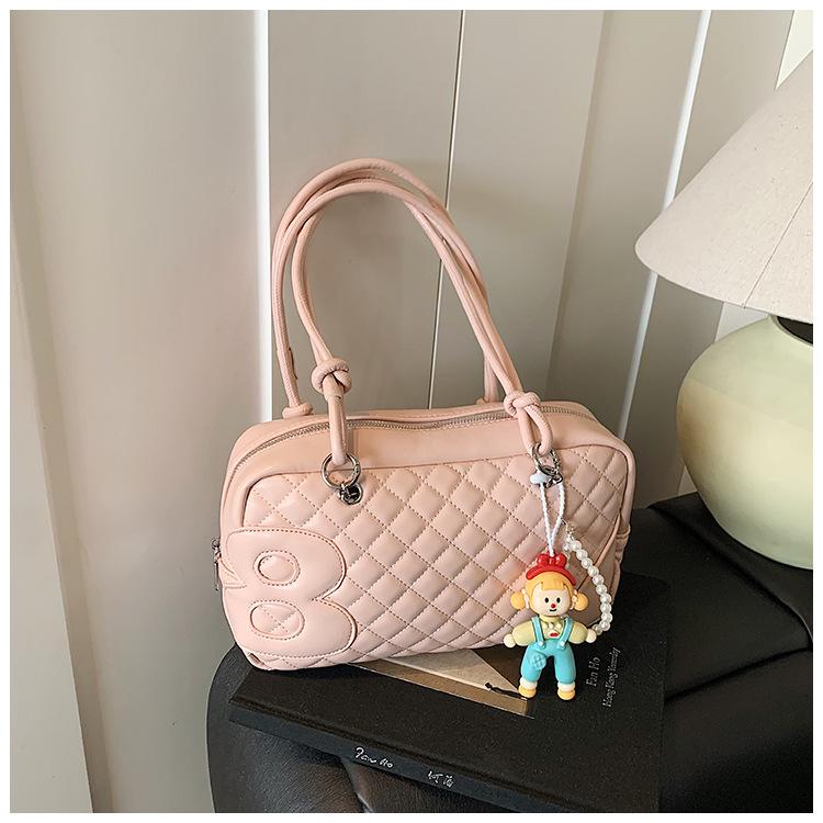 Cute pendant shoulder bag women's summer new trend fashion diamond armpit bag handbag