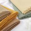 Eșarfe Hijab Simple din Bumbac și Bambus Femei Culoare Solidă Turban Șifonat Margine Îndepărtată Bumbac Moale Hijab Șal Calitate Premium