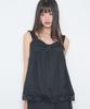 ILLIGO Bow Chiffon Lace Sleeveless Black