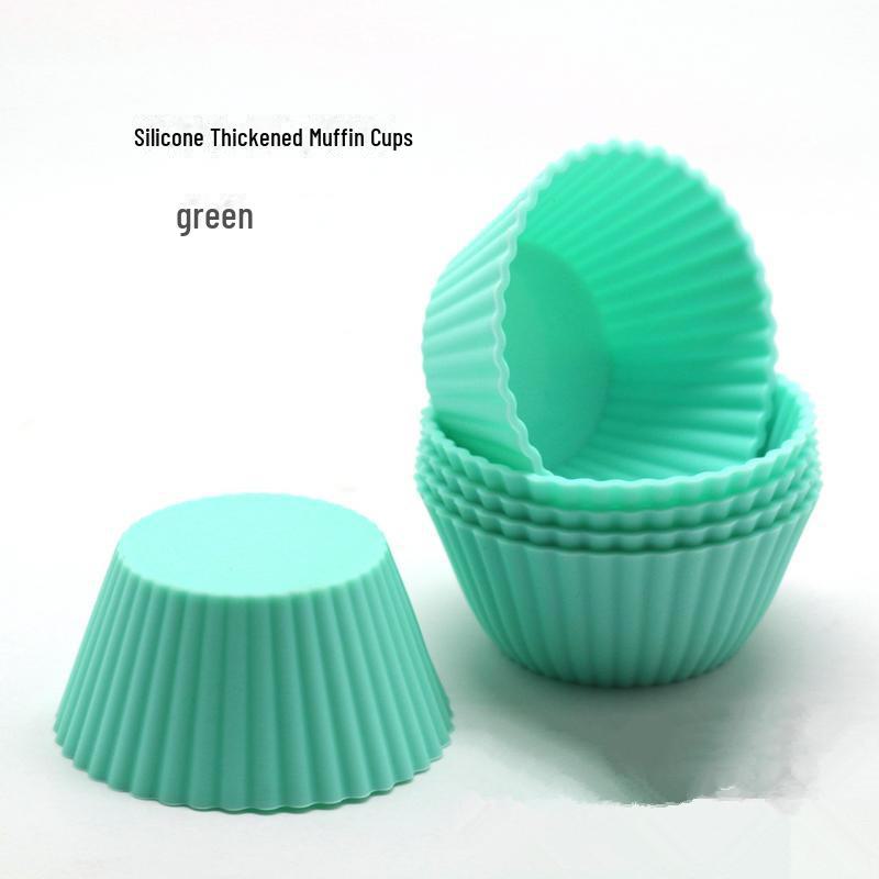 Thickened Silicone Muffin and Rice Cake Mold for Microwave/Oven