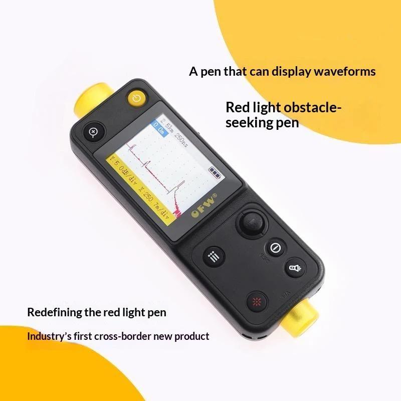 Optischer Fehlerfinder 20 km OFW Handheld OTDR Aktives Glasfaser-Testwerkzeug Mini-Glasfaser-Ranger für die Inspektion von Freileitungen