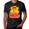 Gene Vincent T-Shirt übergroß Sommerkleidung übergroßes schweres Unisex Grafik-T-Shirts lustig