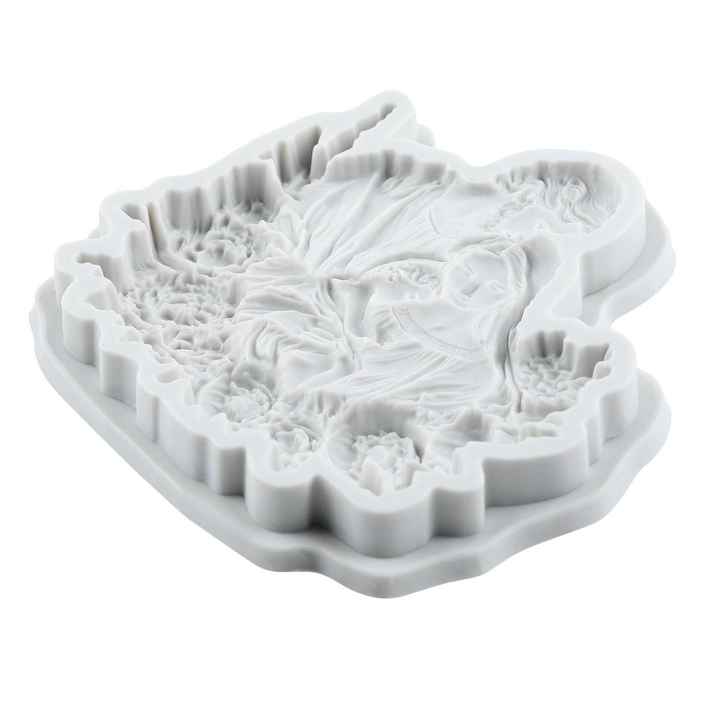 Jesus Silicone Mold Jesus Family Fondant Molds Cake Decorating Tools Cupcake Topper Candy Resin Clay Chocolate Gumpaste Mold