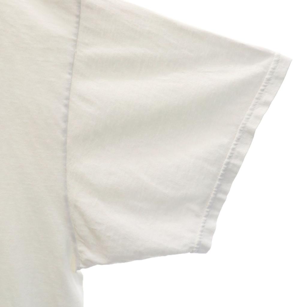 Delta Old Photo Print Short Sleeve T-shirt XL White Men's Used