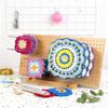 Bamboo Crochet Blocking Board DIY Handmade Granny Square Knitting Blocking Wooden Board Crocheting Accessories Tools Beginners Grandma Mom Gift