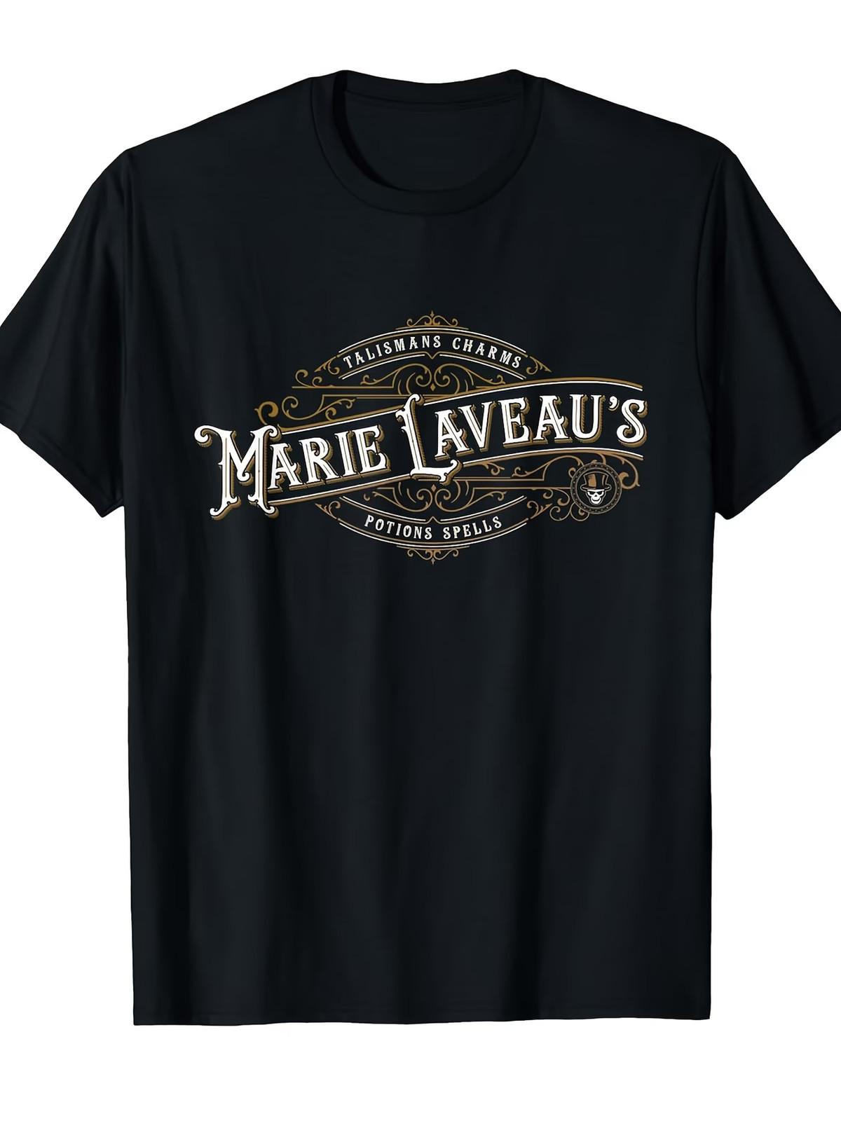 Vintage T-Shirt Featuring Voodoo Queen Marie Laveau S Apothecary Design, Perfect S