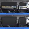 Universal Foldable Magnetic Car Window Sun Shade: Light-Blocking, Heat-Insulating Summer Curtain
