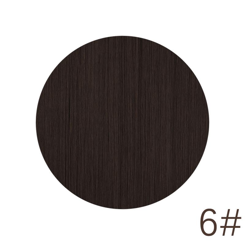 Extensions de cheveux synthétiques longs et lisses pour femmes, postiche naturelle à 5 Clips, postiche en Fiber noire, brune, blonde, pour fête, Cosplay, usage quotidien