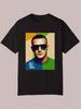 Summer Casual Graphic T-shirt - DJ Snake Portrait & Geometric Print