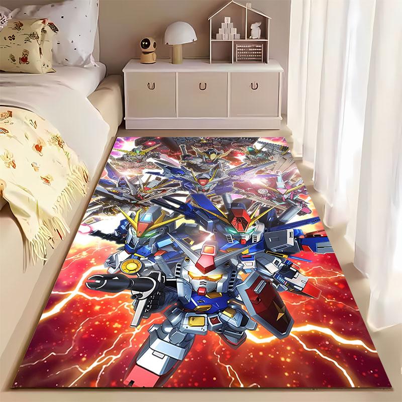 Robot Warrior Design Carpet suitable as a non-slip mat for the living room or bedroom sofa