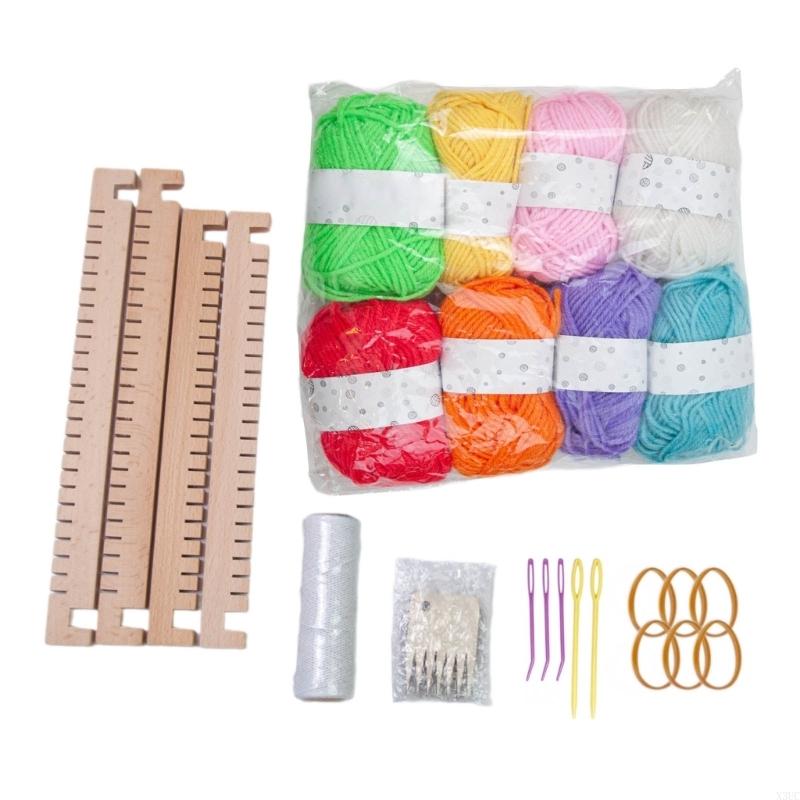 

3 in 1 Weaving Loomed Kits Loomed Handmade Frame Loomed for Knitting X3UC