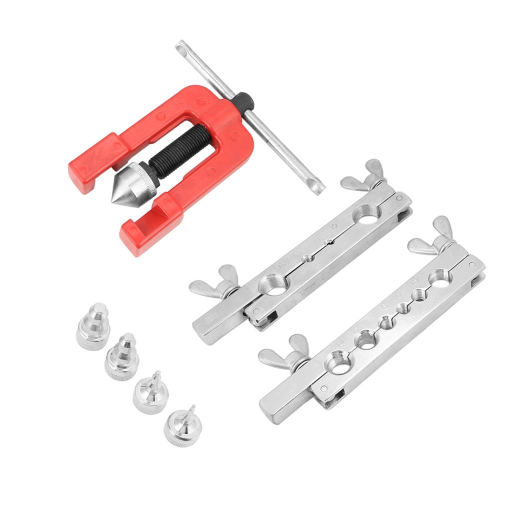3 16mm Manual Pipe Flaring Expander Tool Copper Heads Tube Swaging Kit