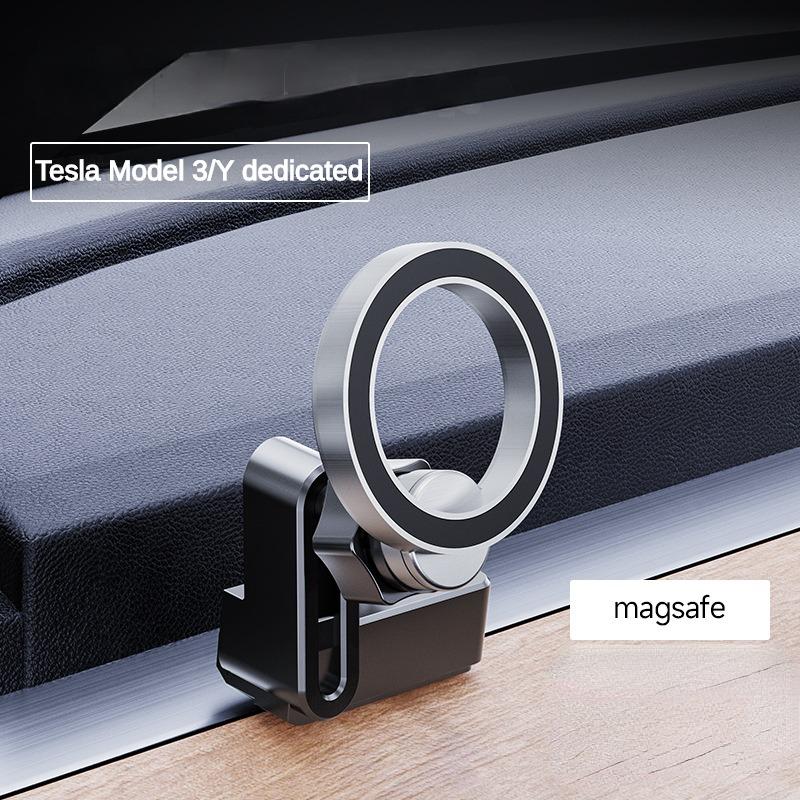 Magnetische Autotelefonhalterung Mobile Handyhalterung für Tesla Model 3 Model Y Autotelefonständer Kompatibel mit Magsafe
