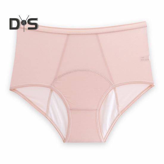 

Женские менструальные трусики с обильным потоком менструального периода с высокой талией и менструальным циклом, впитывающее нижнее белье, герметичные женские трусы, трусы XL розовый