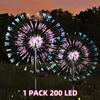 1 PC 60 LEDs Outdoor DIY Lights 8 Lighting Modes Solar Fireworks Lights Courtyard Garden Patio Lawn Landscape Lights