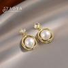 French Style Light Luxury High-end Pearl Earrings Fashionable and Versatile New Jewelry The Sexy Ear Accessory For Women In 2026