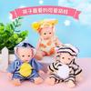 Vinyl Soft Rubber Baby Doll with Clothes - Mini Simulation Toy Doll