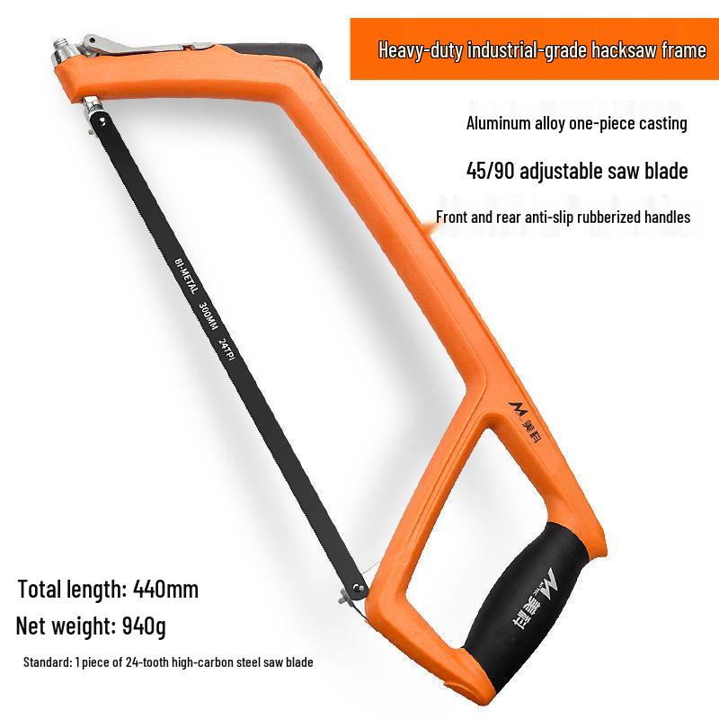 Hacksaw Frame: Multifunctional Hand Saw for Metal & Wood Cutting