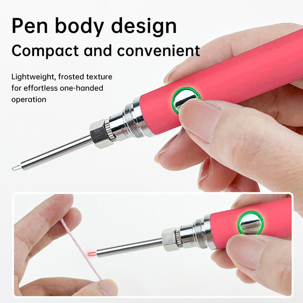 650mAh USB soldering iron with three adjustable voltage settings, 510-connector quick-soldering pen, repair tools