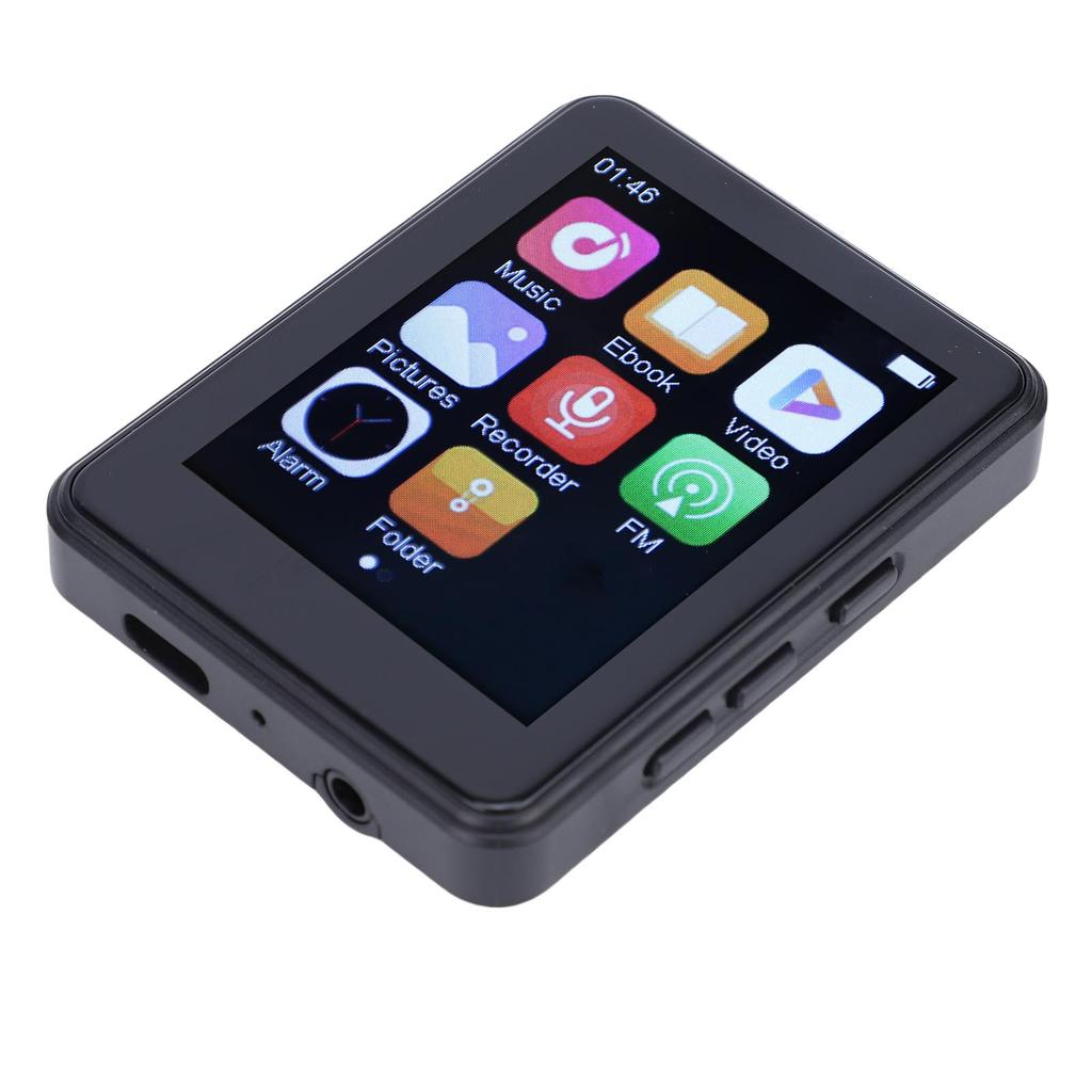 Bluetooth Media Player 2.4 Inch Full Touchscreen Built in Speaker Digital Music Player with FM Radio Electric Book Video
