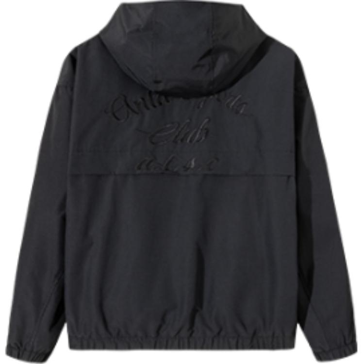 Anta Loose Fit Retro Sports Jacket Men Jackets Black 152518613-3