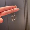 Exquisite Quastenohrringe mit Silbernadel und Diamanten: Europäischer & Amerikanischer Stil, Trendig, Auffällig & Einzigartiger Ohrschmuck für Frauen