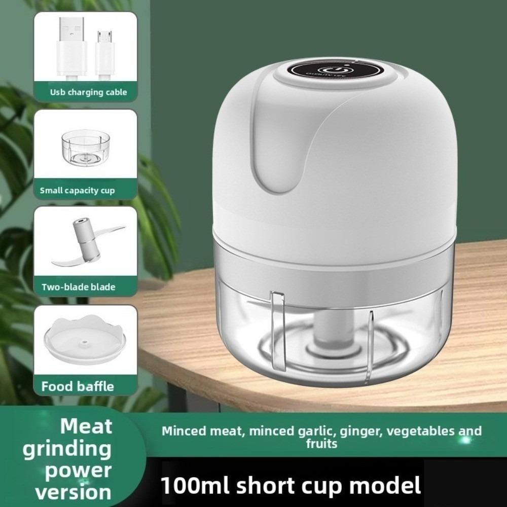 Vegetable Crusher Mini Food Chopper Wireless USB Meat Grinder Electric Garlic Chopper Kitchen