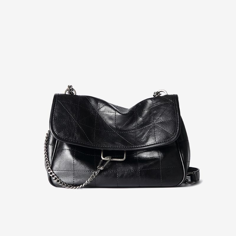 

Сумка-бродяга женская сумка новая сумка популярная новая мода трендовая большая вместимость кроссбоди на плечо чёрный