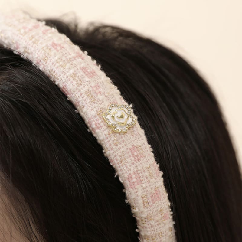 

Повязка на голову CATTLINE Blossom Tweed pink free