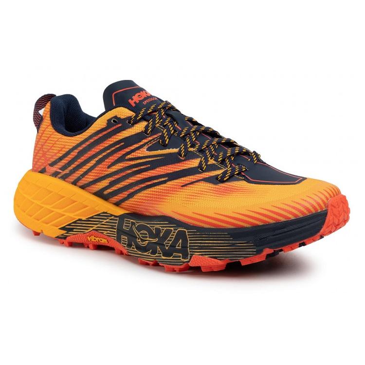 HOKA One One Speedgoat 4 'Gold Fusion Black Iris' Men's 1106525-GFBI