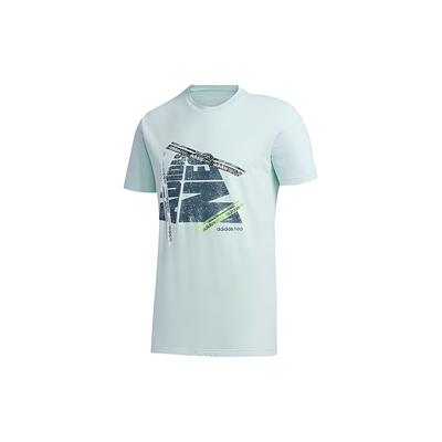Neo Printed Straight T-Shirt Men Tops Green FP7305
