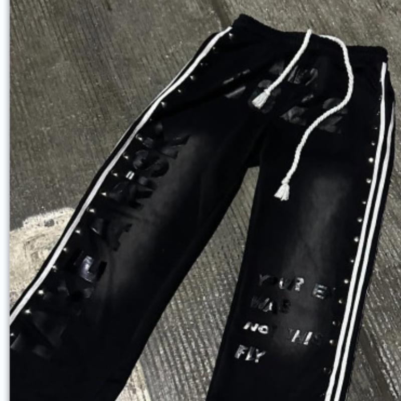 European and American Trendy Printed Personalized Y2K Hip-hop Unisex Sweatpants