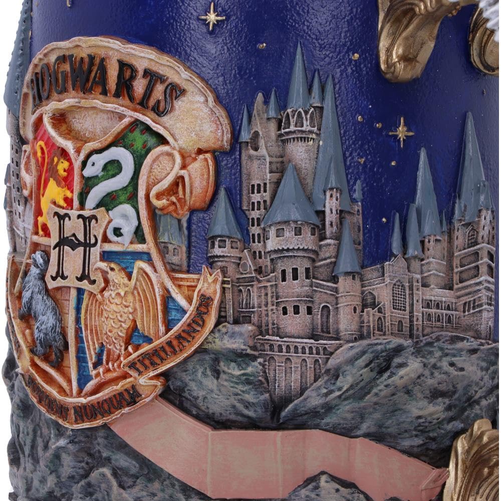 Nemesis Now Harry Potter Collectible Tankard Domestic Stainless Steel Beer Mug Hogwarts 15.5cm [Authorized Distributor]