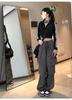 Retro Spicy Girl Hip Hop Wide-Leg Cargo Joggers