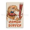 Ramen Surfer Klihx Metal Signs Bar Cave Customize Party Design Home Tin Sign Poster